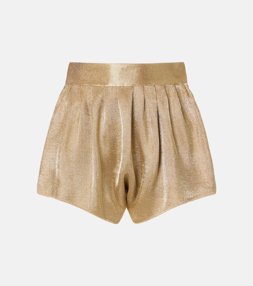 Alaia Alaïa High-rise mesh shorts