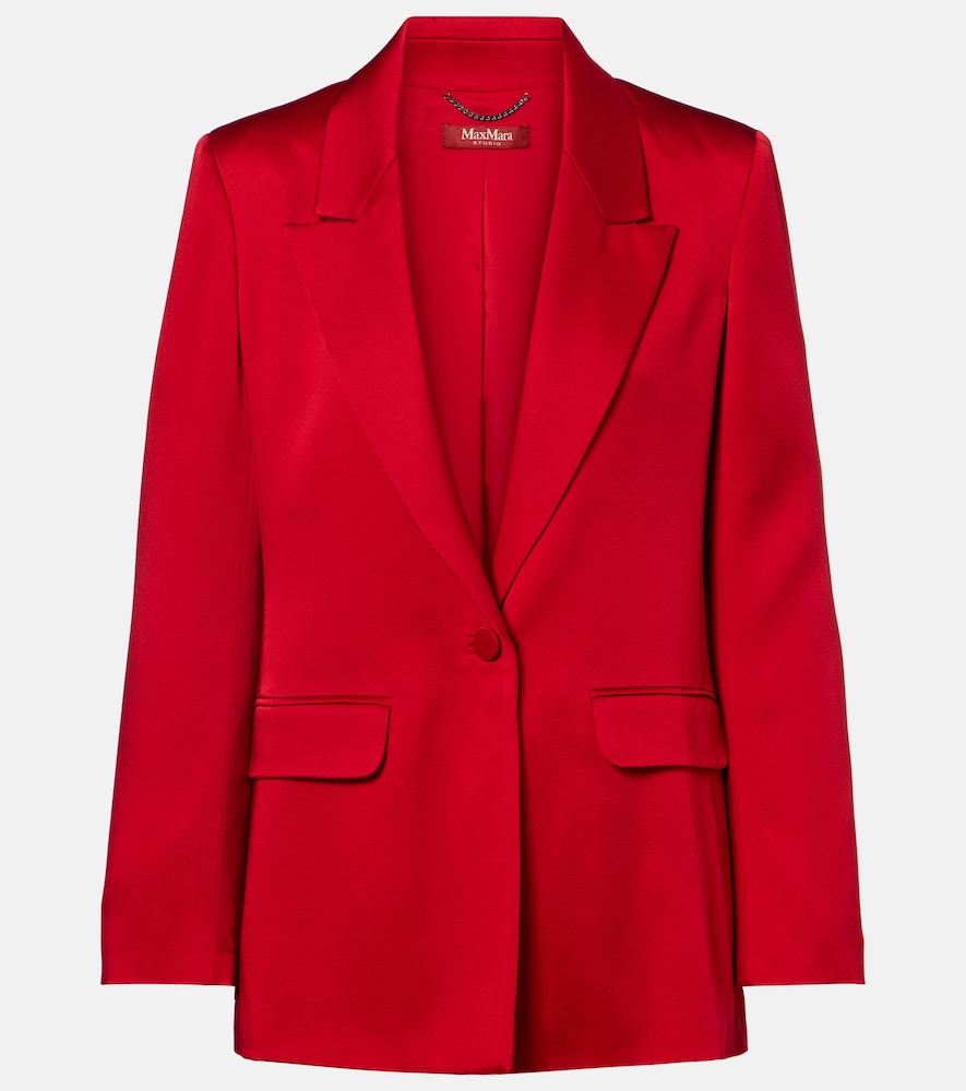 Max Mara Satin crêpe blazer