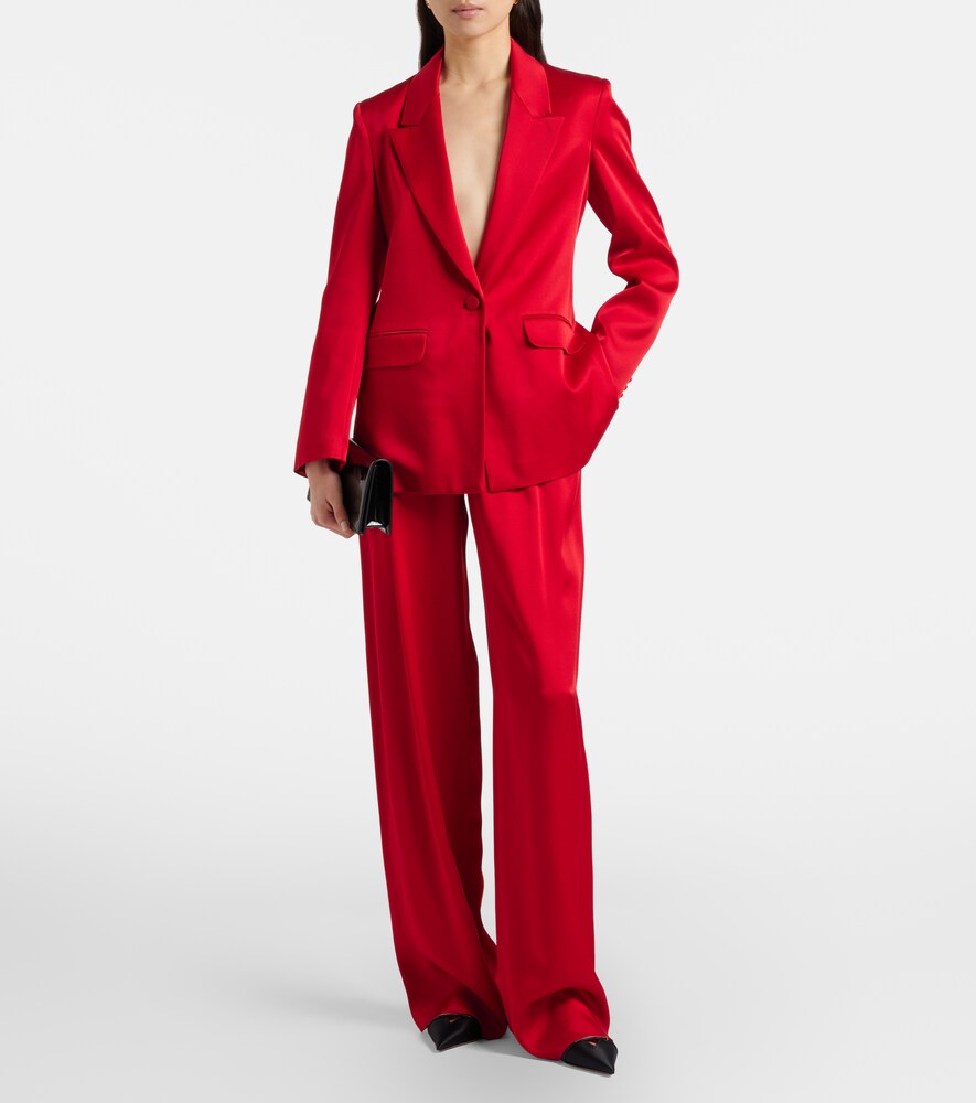  Max Mara Max Mara Satin Crepe Blazer 
