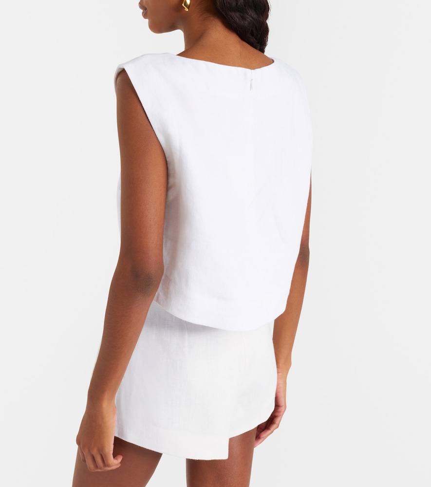  Posse Posse Cropped-top Martina Aus Leinen 