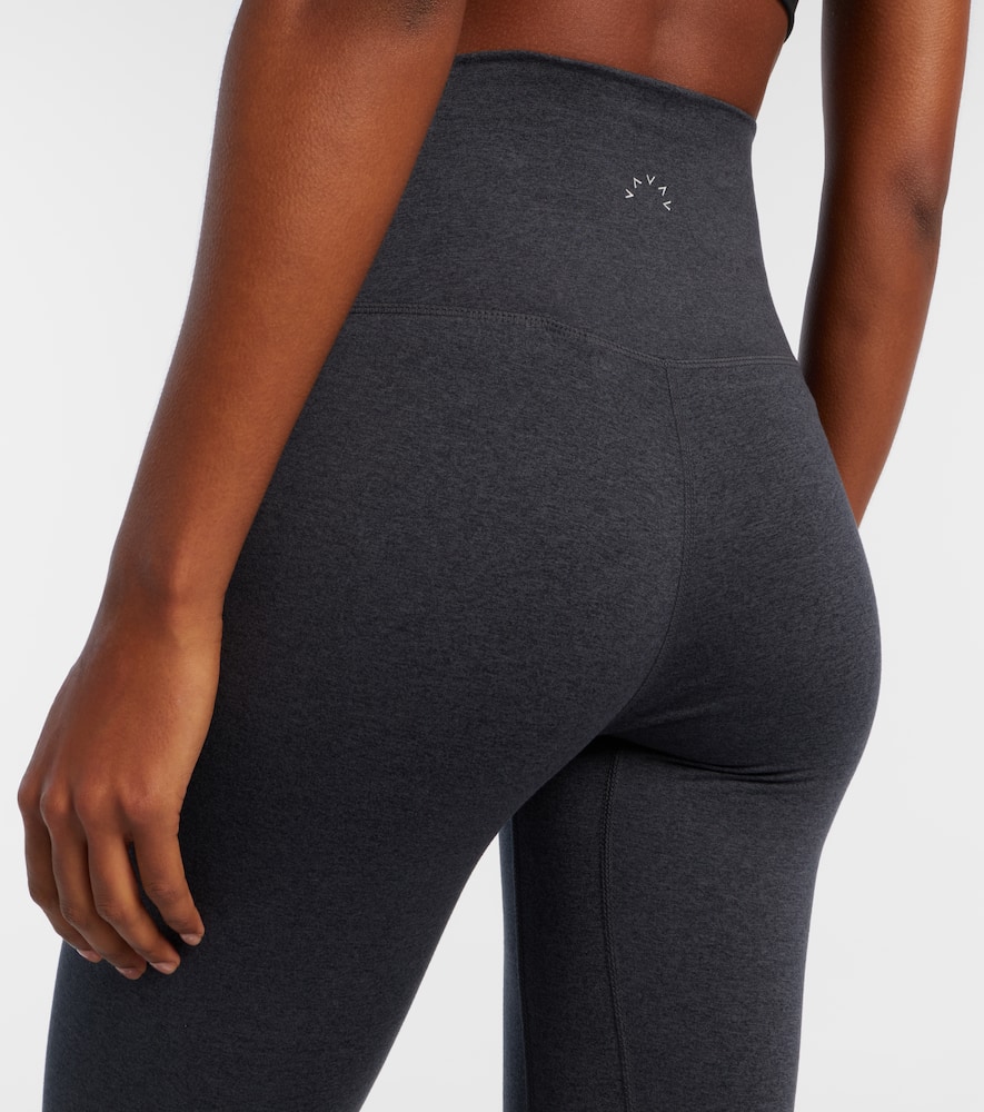 Varley Always Warm Jersey Stirrup Leggings In Black