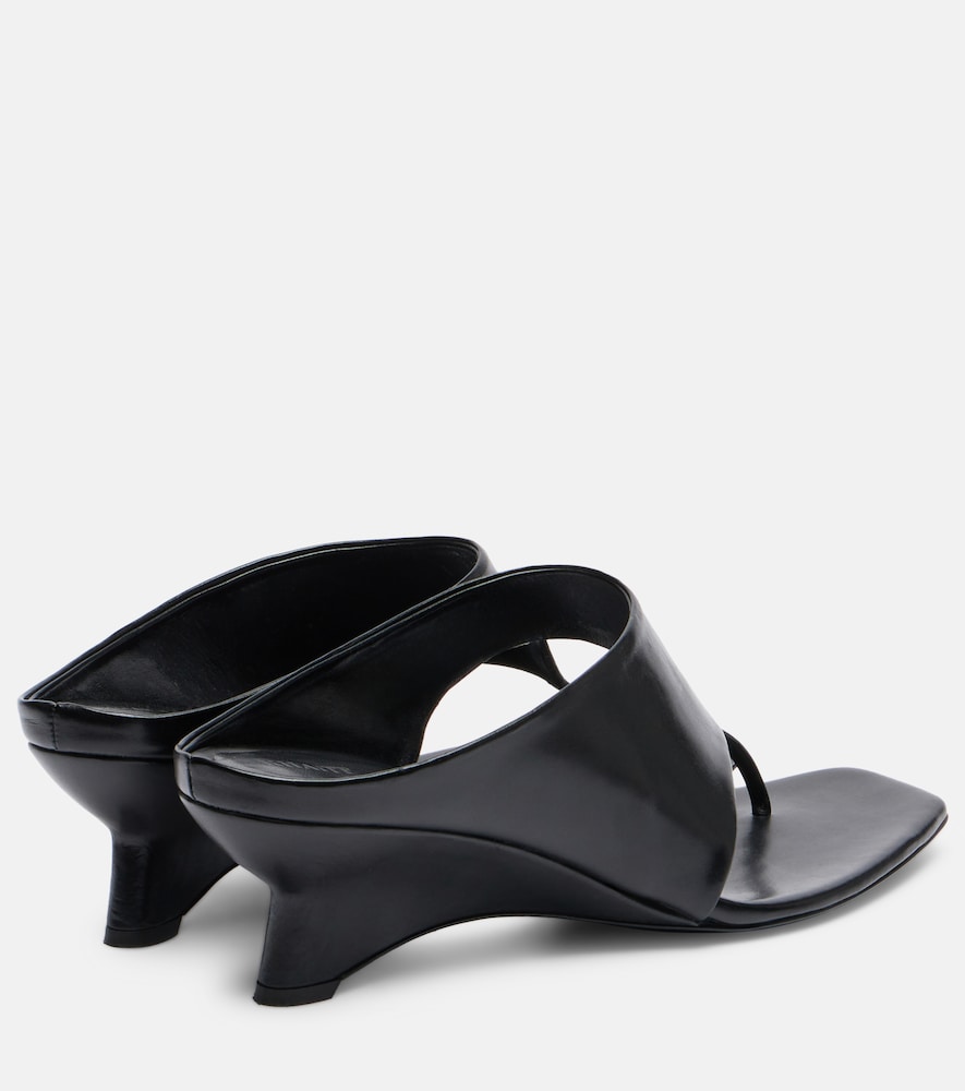  Khaite Khaite Wedge-sandalen Marlow 55 Aus Leder 