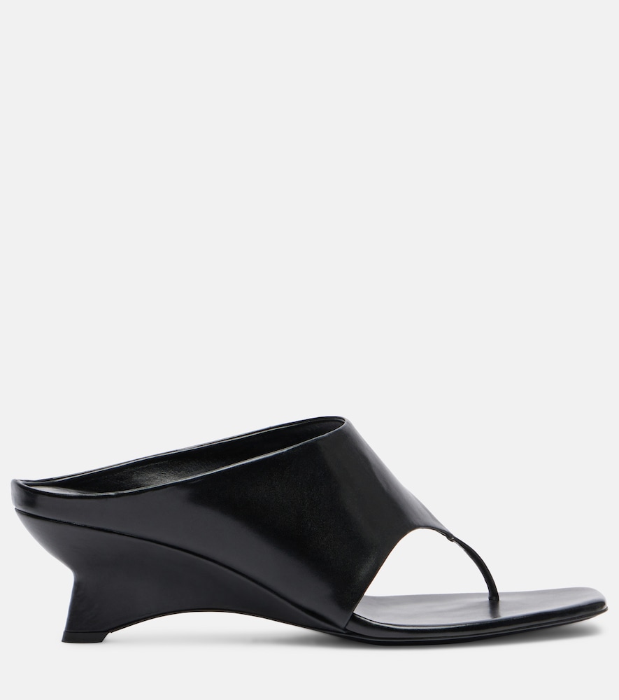  Khaite Khaite Wedge-sandalen Marlow 55 Aus Leder 
