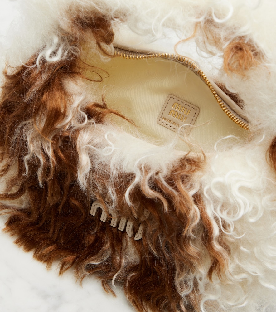  Miu Miu Miu Miu Tote Bag Wander Aus Shearling 