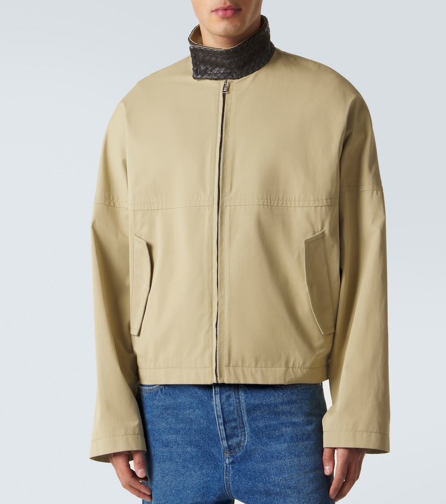 Intrecciato Cotton Blouson Jacket