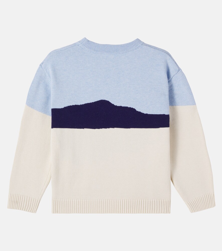  Bonpoint Bonpoint Pull En Jacquard De Coton Et Cachemire 