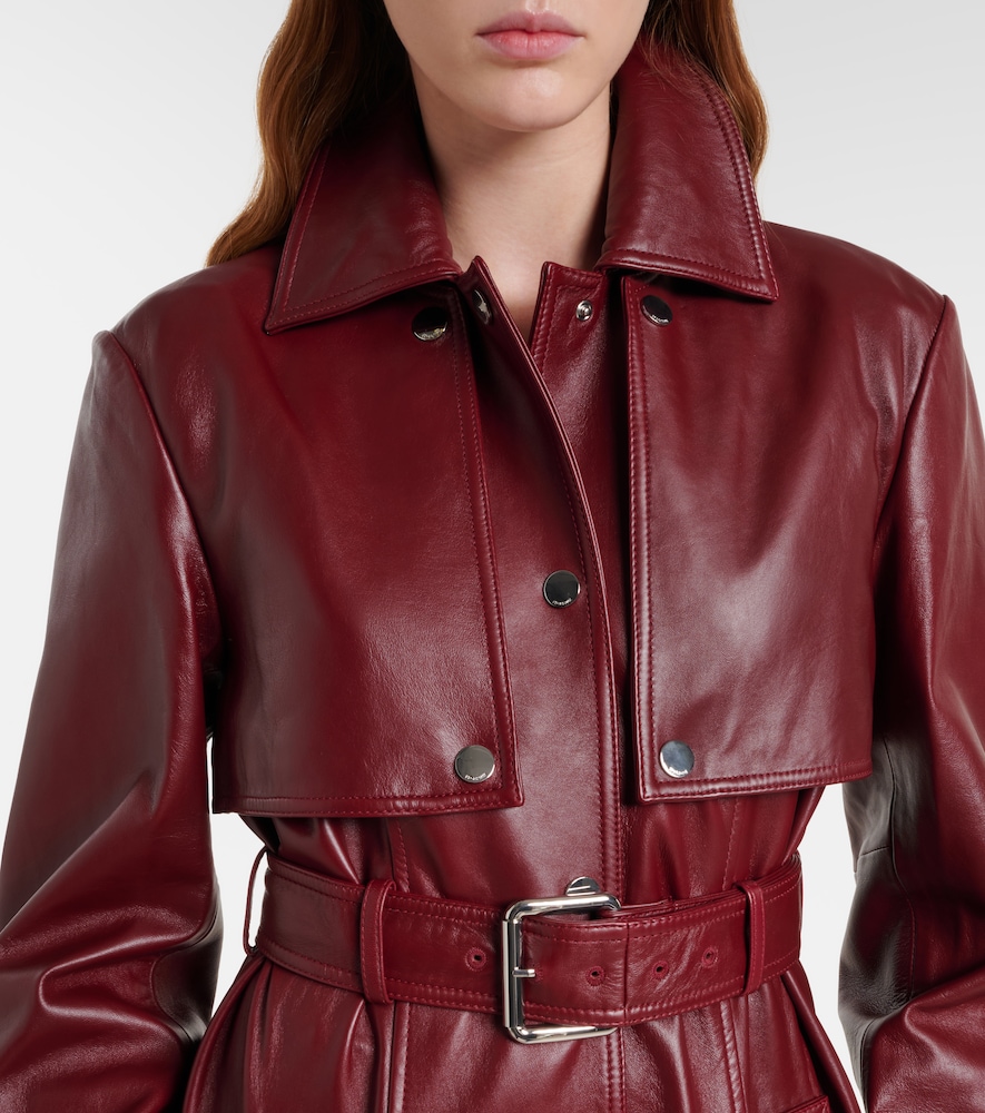  Sportmax Sportmax Trenchcoat Paste Aus Leder 