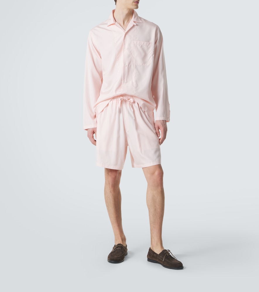  Umit Benan Umit Benan Bermuda-shorts Julian Paradiso Aus Seide 