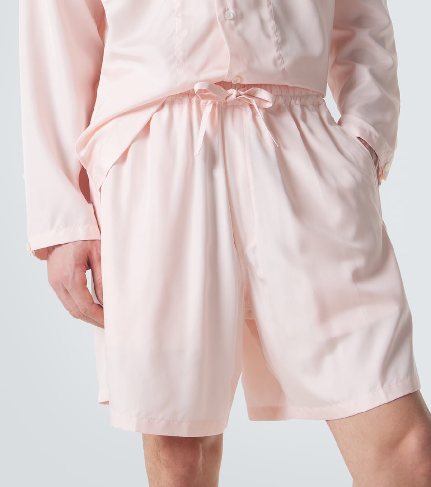  Umit Benan Umit Benan Bermuda-shorts Julian Paradiso Aus Seide 