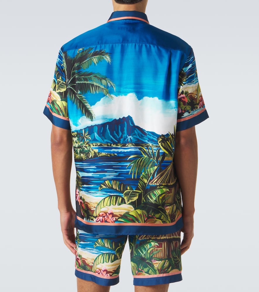 Dolce&Gabbana Printed Silk Twill Shirt