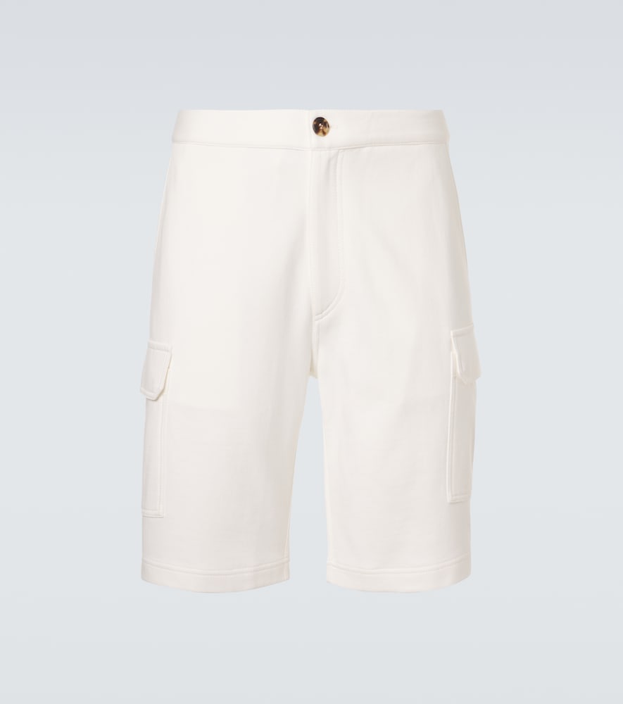 Brunello Cucinelli Men's White Cotton-Blend Bermuda Shorts UK Size 38 - Mytheresa