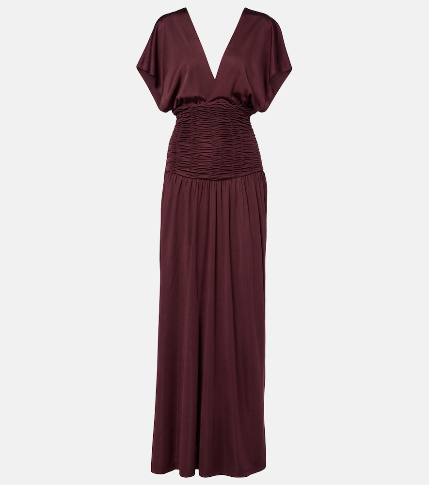 Aya Muse Anara ruched maxi dress