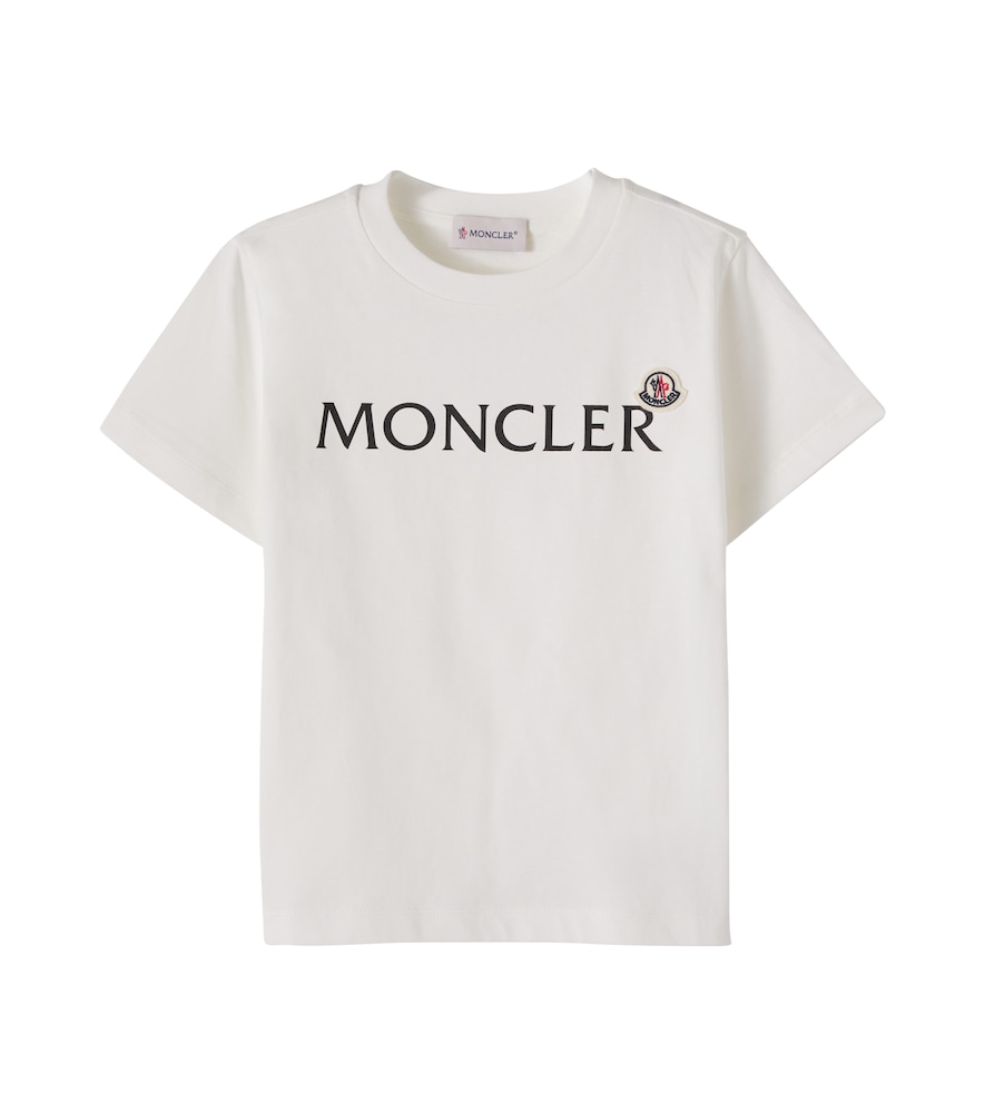 Moncler Enfant Logo cotton jersey T-shirt　モンクレール アンファン ロゴ コットン ジャージ T シャツ Moncler