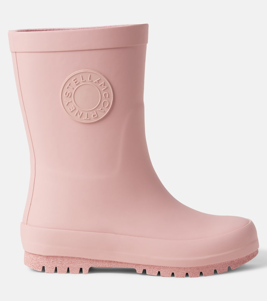  Stella Mccartney Kids Stella Mccartney Kids Logo Rain Boots 