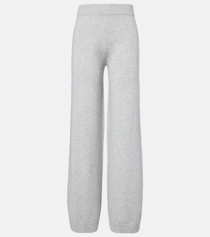 Jardin des Orangers Cotton and cashmere wide-leg pants