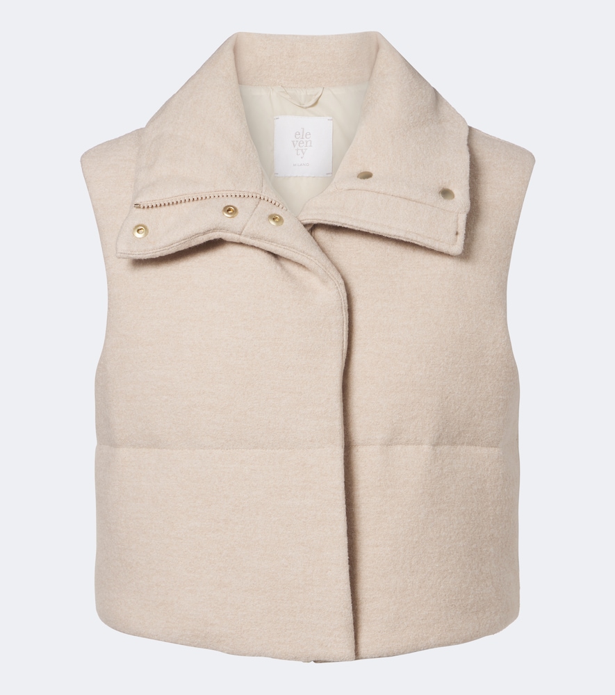 Eleventy Veste doudoune sans manches en laine 840 €