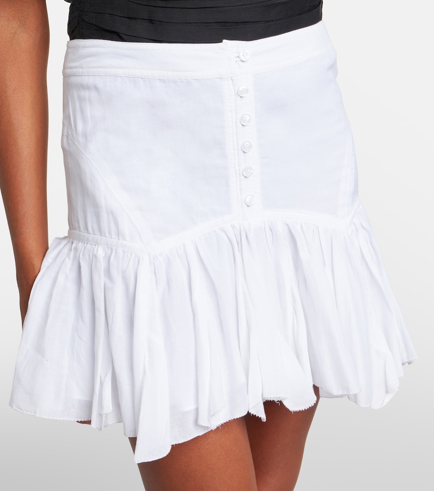 Marant Etoile Daneen ruffled cotton-blend miniskirt | Thumbnail 4 Marant Etoile Daneen ruffled cotton-blend miniskirt | Thumbnail 4