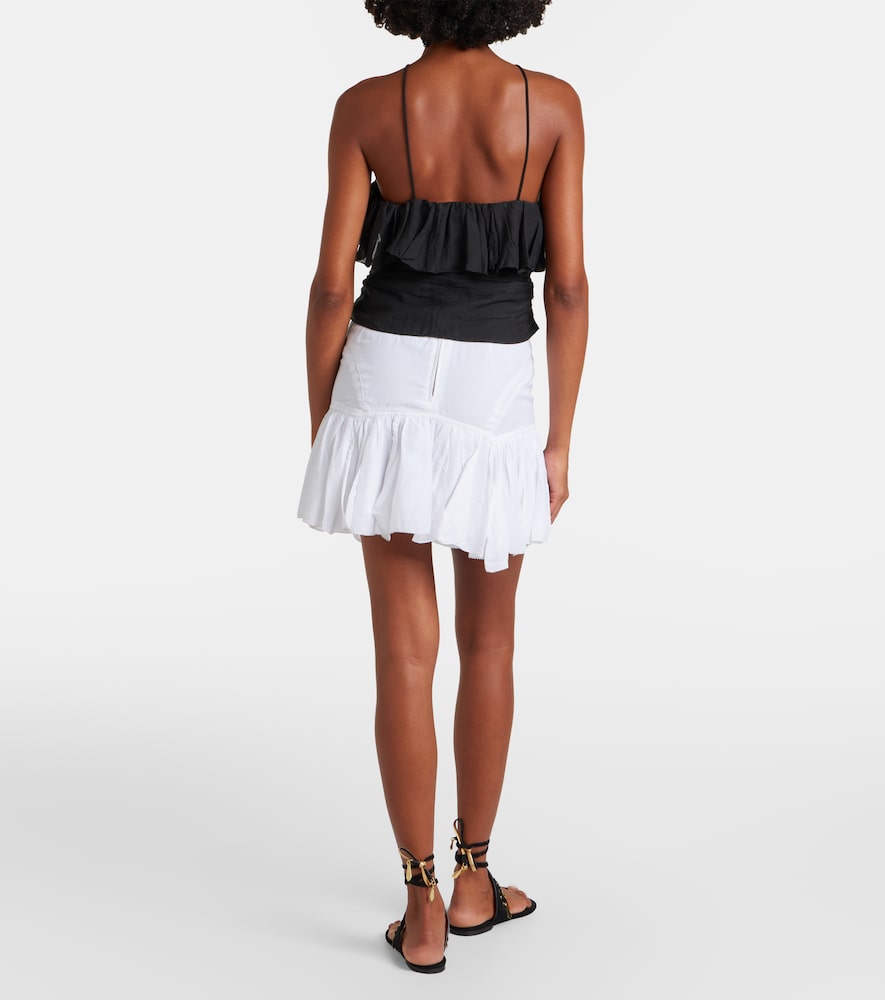 Marant Etoile Daneen ruffled cotton-blend miniskirt | Thumbnail 3 Marant Etoile Daneen ruffled cotton-blend miniskirt | Thumbnail 3