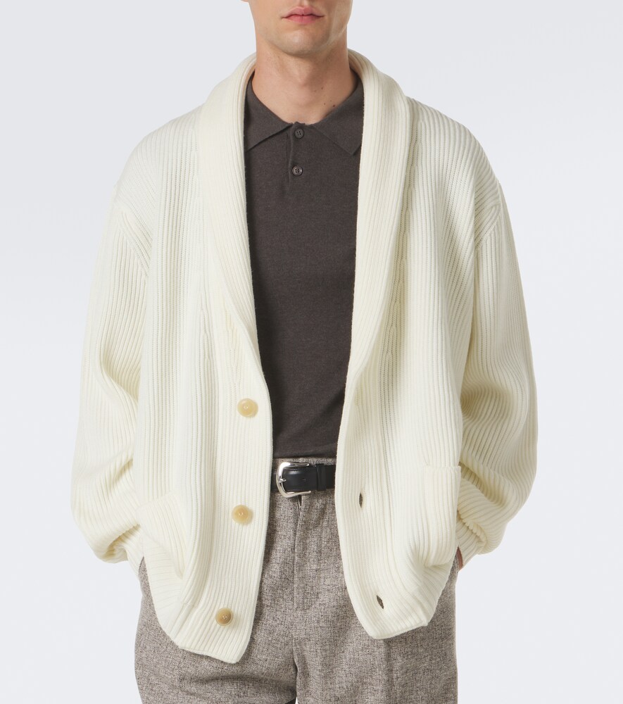Ribbed-Knit Cardigan