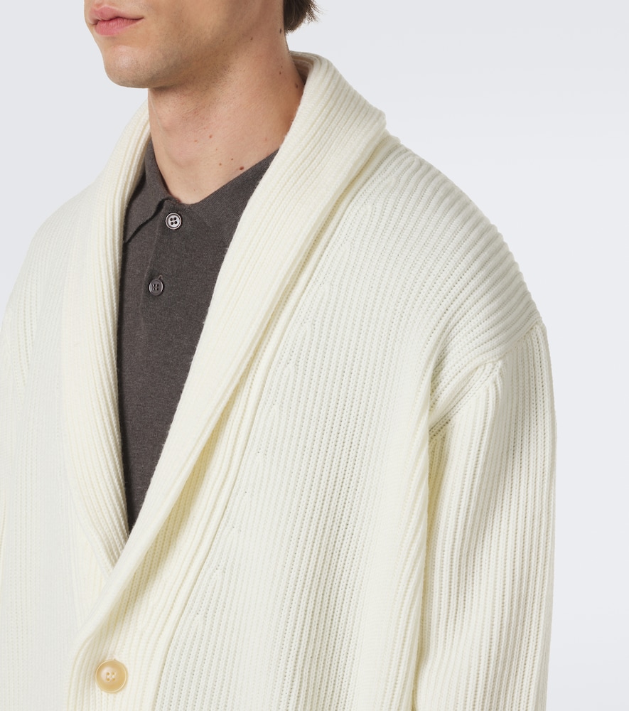 Ribbed-Knit Cardigan