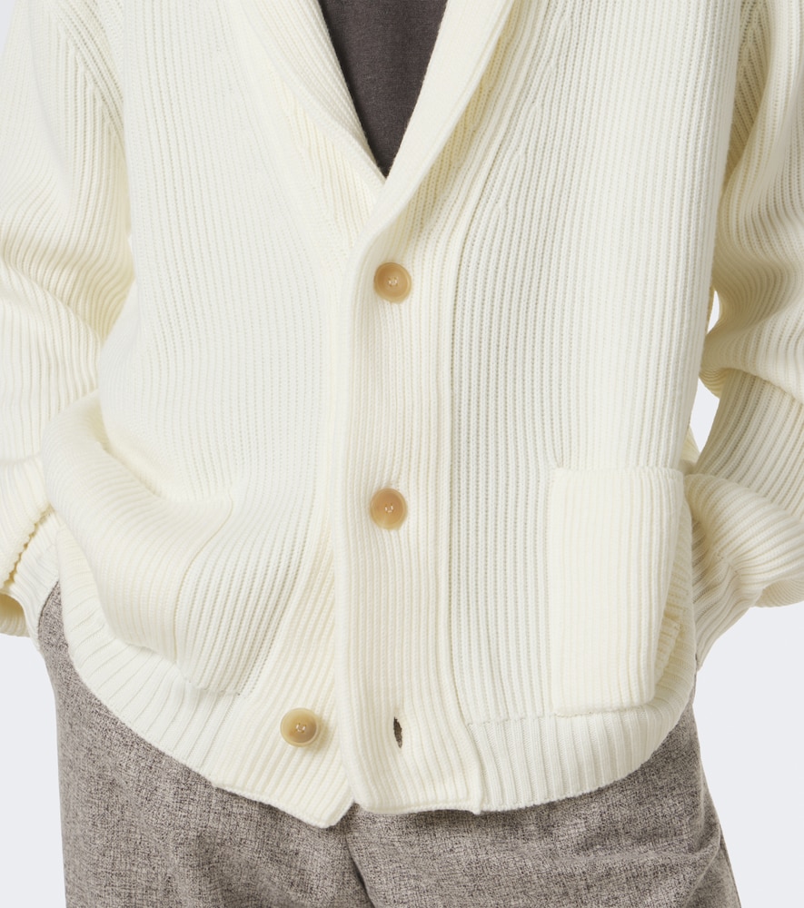 Ribbed-Knit Cardigan