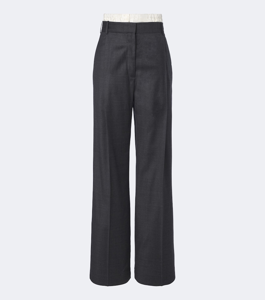 Róhe Weite Hose aus Schurwolle