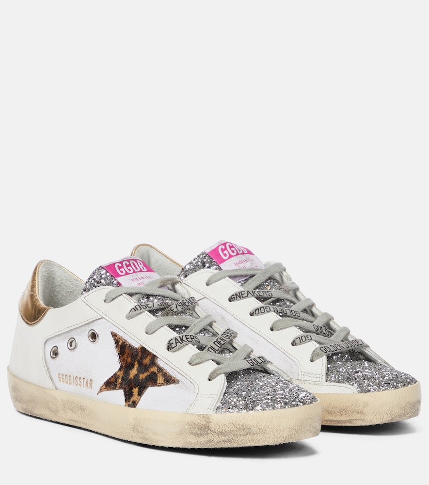 Golden Goose Superstar Leather-trimmed 