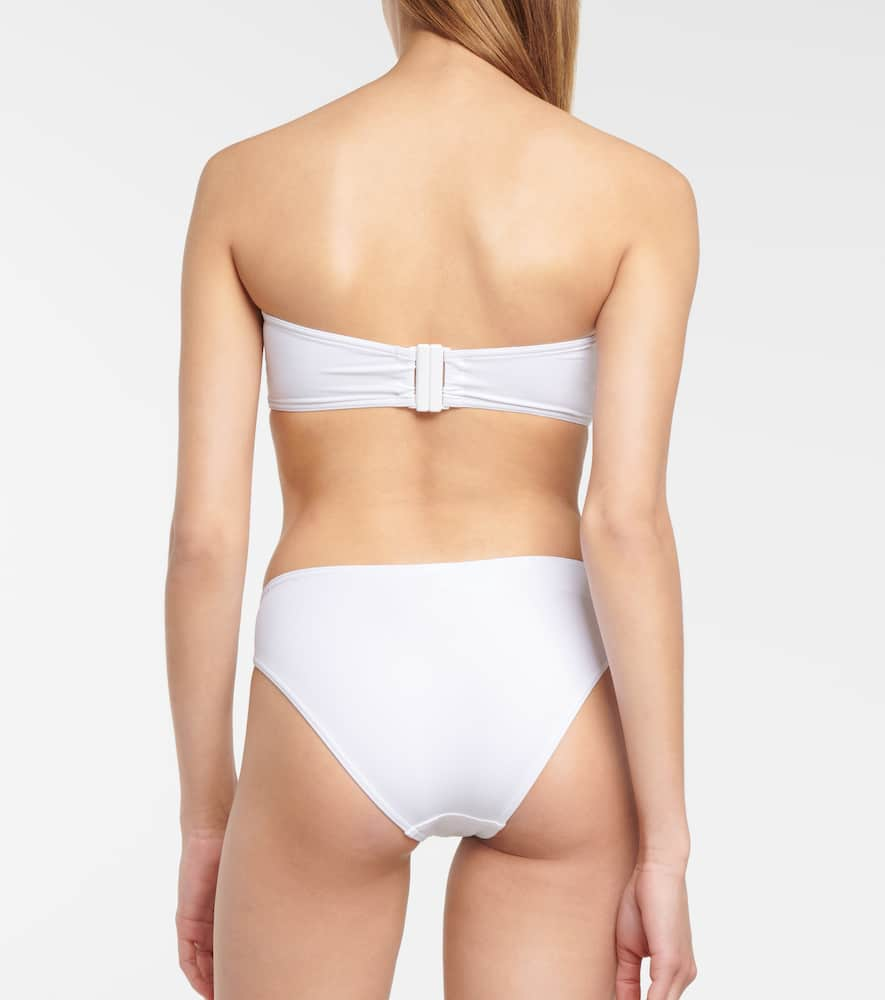 Shop Eres Show Bandeau Bikini Top In White