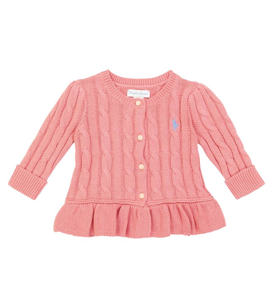 Polo Ralph Lauren Babies' Kids Cardigan For Girls In Pink ModeSens