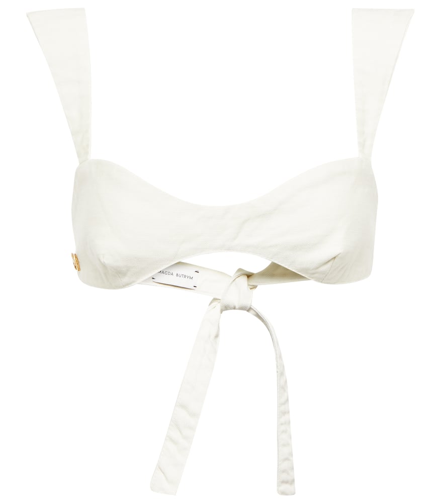 Magda Butrym Denim bralette