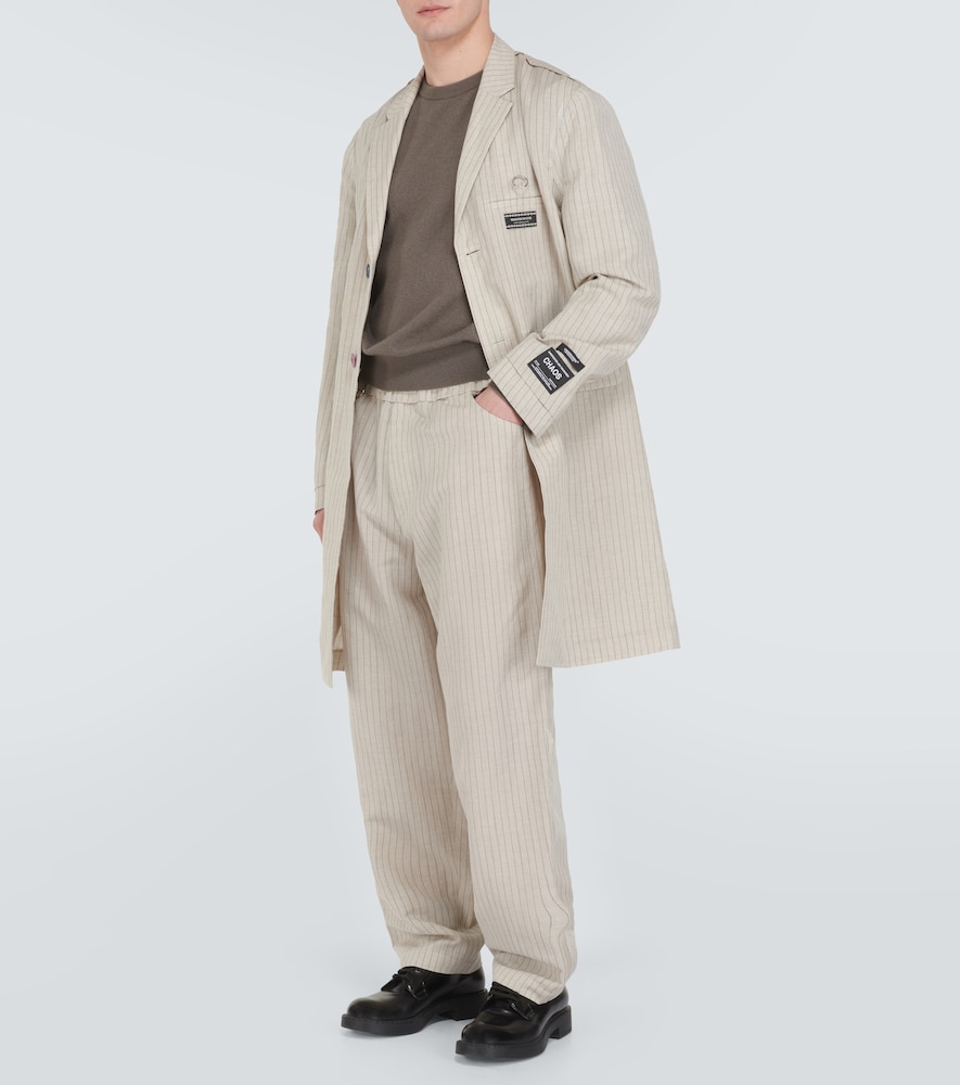  Undercover Undercover Weite Hose Aus Wolle Und Leinen 