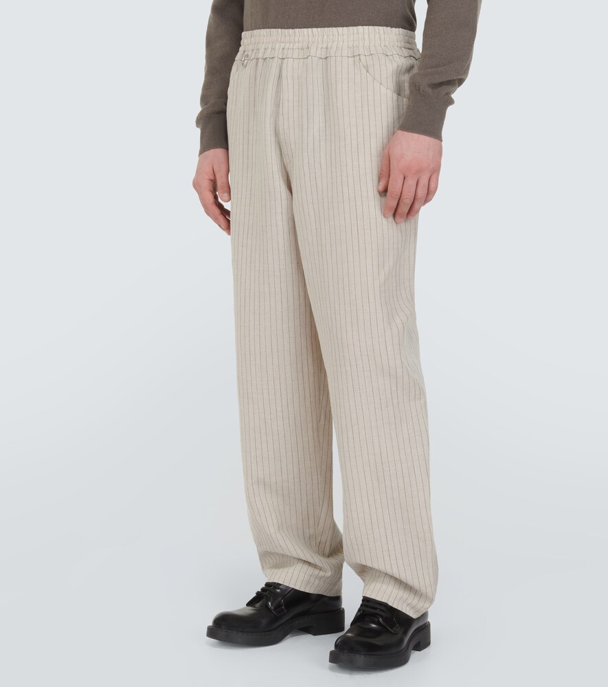  Undercover Undercover Weite Hose Aus Wolle Und Leinen 