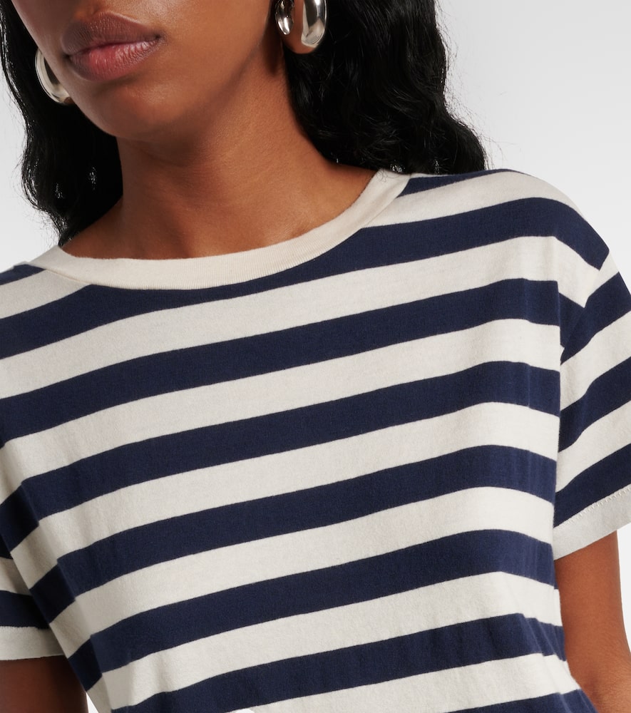 Nili Lotan Brady Striped Cotton T-shirt In Blue