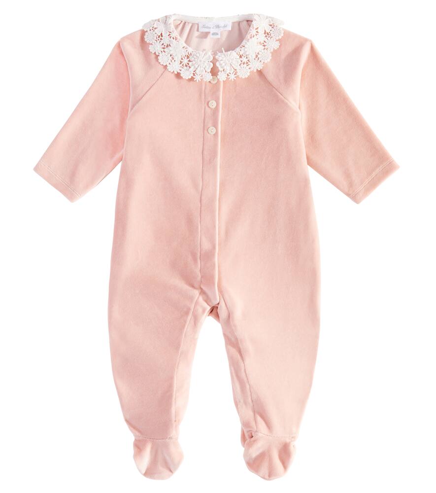 Tartine et Chocolat Baby floral cotton-blend onesie