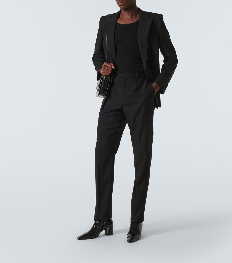  Saint Laurent Saint Laurent Gerade High-rise-hose 