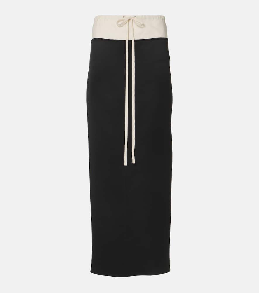 Chet satin maxi skirt