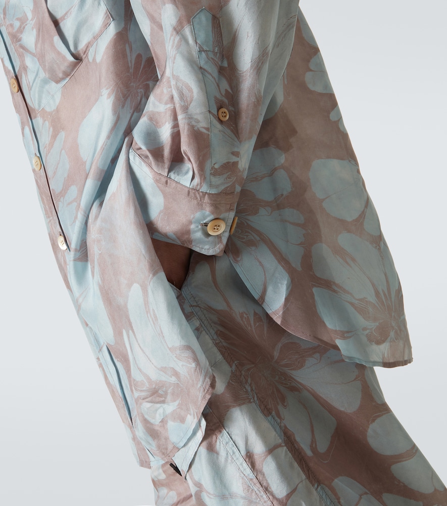  Dries Van Noten Dries Van Noten Floral Silk Shirt 