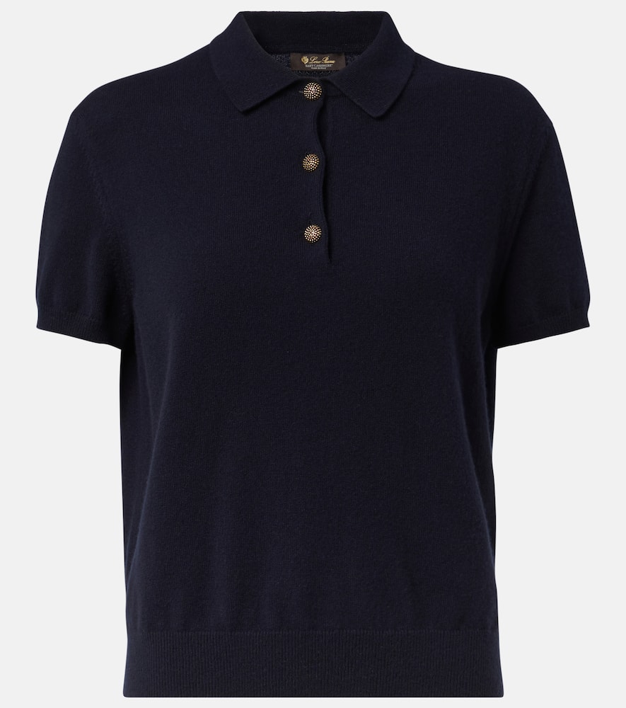 Cashmere polo shirt