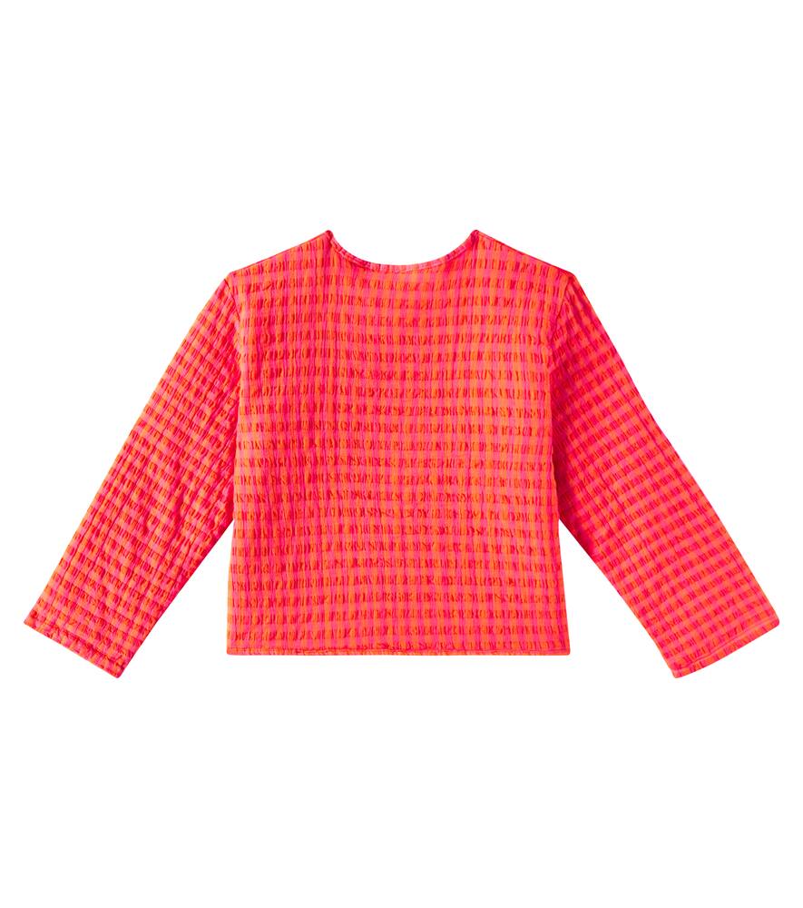 Bobo Choses Wattierte Jacke Aus Einem Baumwollgemisch In Pink