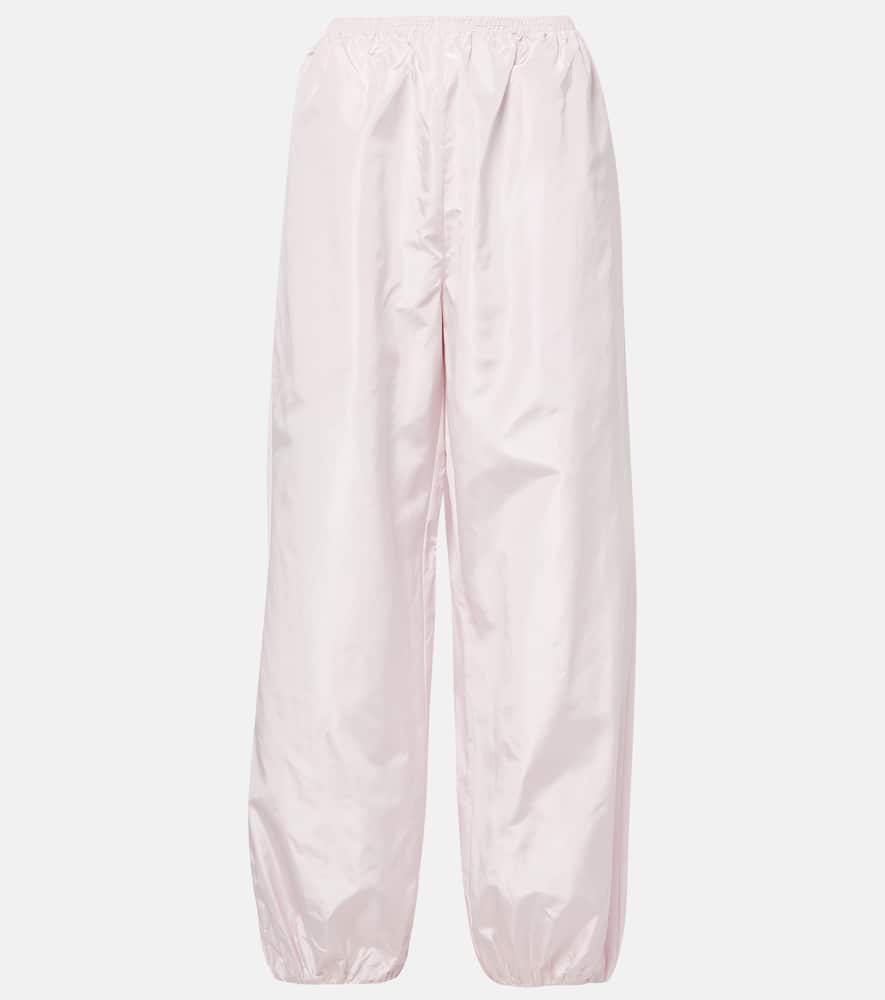 Alaïa Balloon silk wide-leg pants