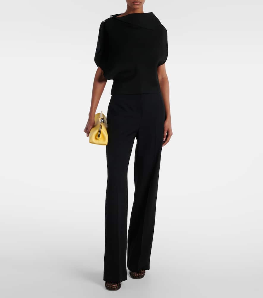 Jacquemus Trapeze Knit Short Sleeve In Black