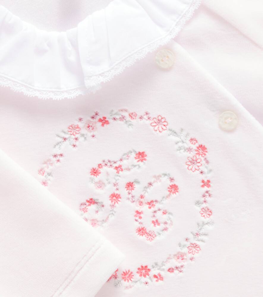 Tartine Et Chocolat Baby Strampler Aus Einem Baumwollgemisch In Pink