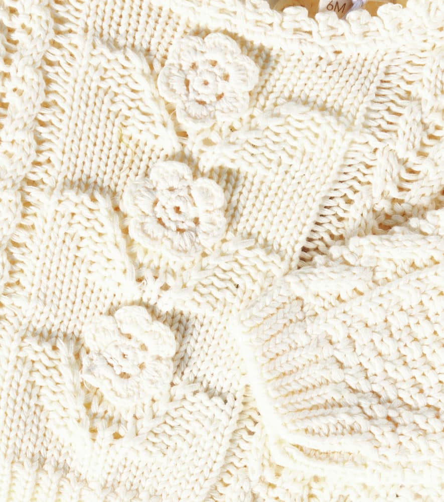 Louise Misha Baby Pullover Vinala Aus Baumwolle In Weiss