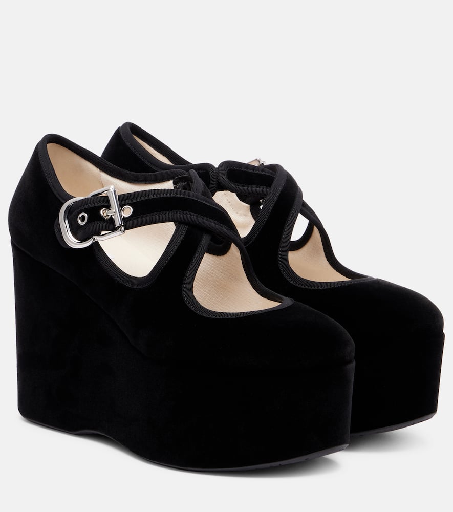 Alaïa Criss Cross 110 wedges