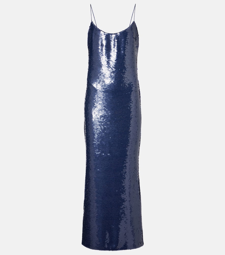 Sequined maxi dress
