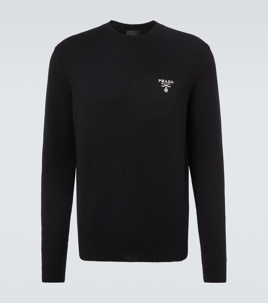 Prada Logo cashmere sweater