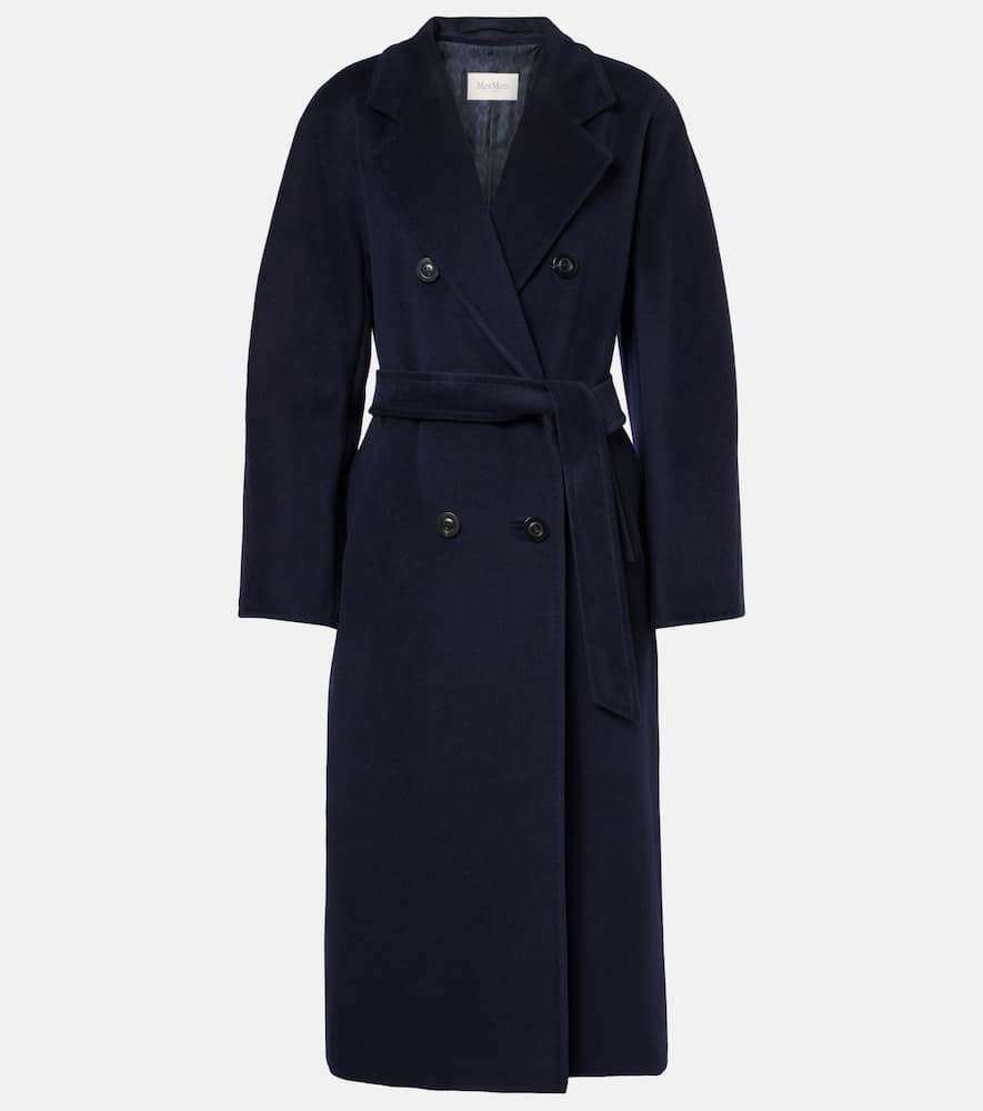 Madame wool and cashmere wrap coat