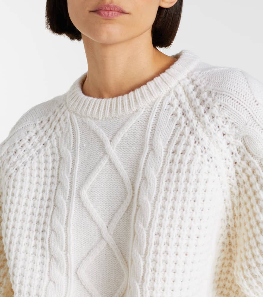 Perfect Moment Crystal Merino Wool Sweater Xl In Gray