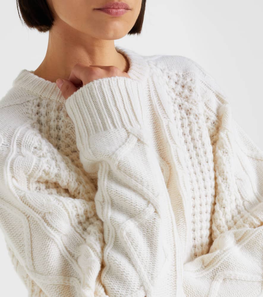 Perfect Moment Crystal Merino Wool Sweater Xl In Gray