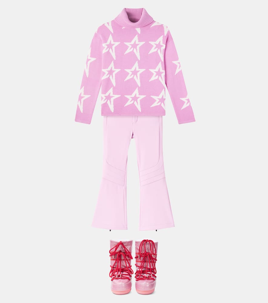 Perfect Moment Aurora Flared Ski Pants In Pink